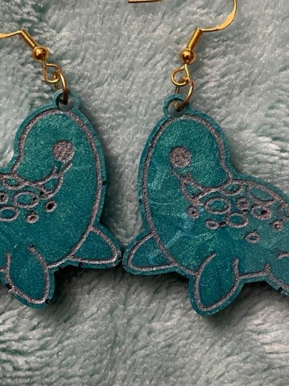 Nessie Earrings Handmade
